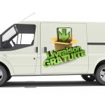 delivery-van-with-sign-advertising-free-shipping-french-livraison-gratuite